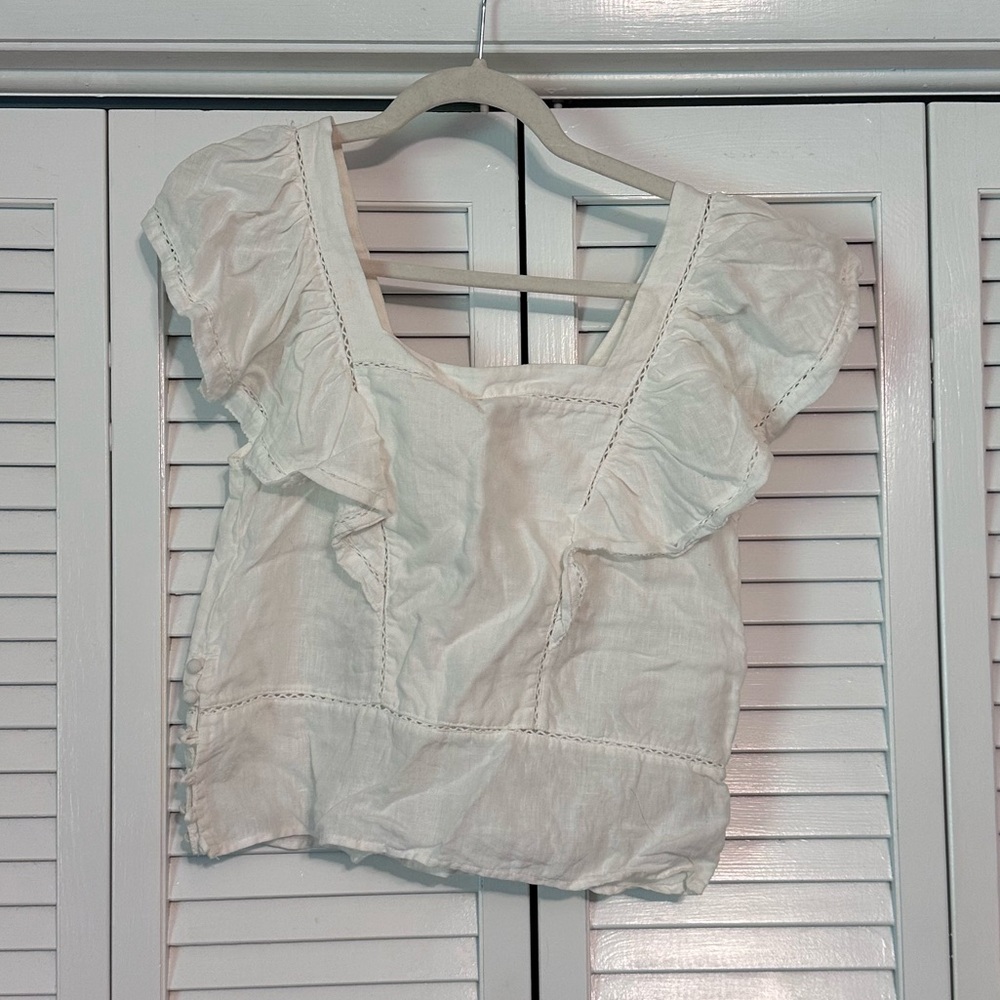 Faherty Linen Flutter Sleeve - image 1